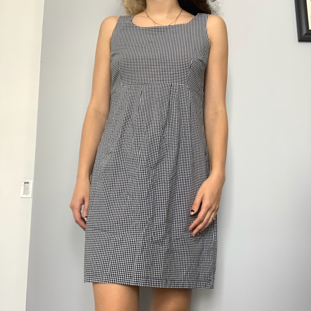 Vintage MEXX Tank Gingham Empire Waist Dress
